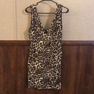 Leopard print dress
